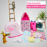 Fareto New Born Baby All Season Use Most Useful Essentials 60 in 1 (0-6 Months)(F359)