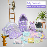 Fareto New Born Baby All Season Use Most Useful Essentials 60 in 1 (0-6 Months)(F351)