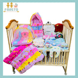 FARETO NEW BORN BABY PREMIUM QUALITY MONSOON AND SEMI WINTER SEASON  HOSPITAL ESSENTIALS 73 IN 1 (0-6 MONTHS) _ NURSERY BAG