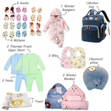 FARETO NEW BORN BABY PREMIUM QUALITY PURELY WINTER ESSENTIALS 99 IN 1 ( 0-6MONTHS)
