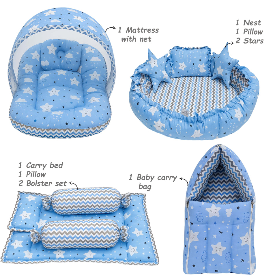 Fareto New Born Baby Hospital Essentials winter pack of 100 (0-6 months)