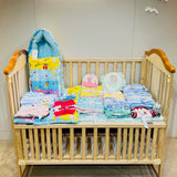 Fareto Premium Quality Winter  Hospital Essentials Pack of 69 (0-6 Months)