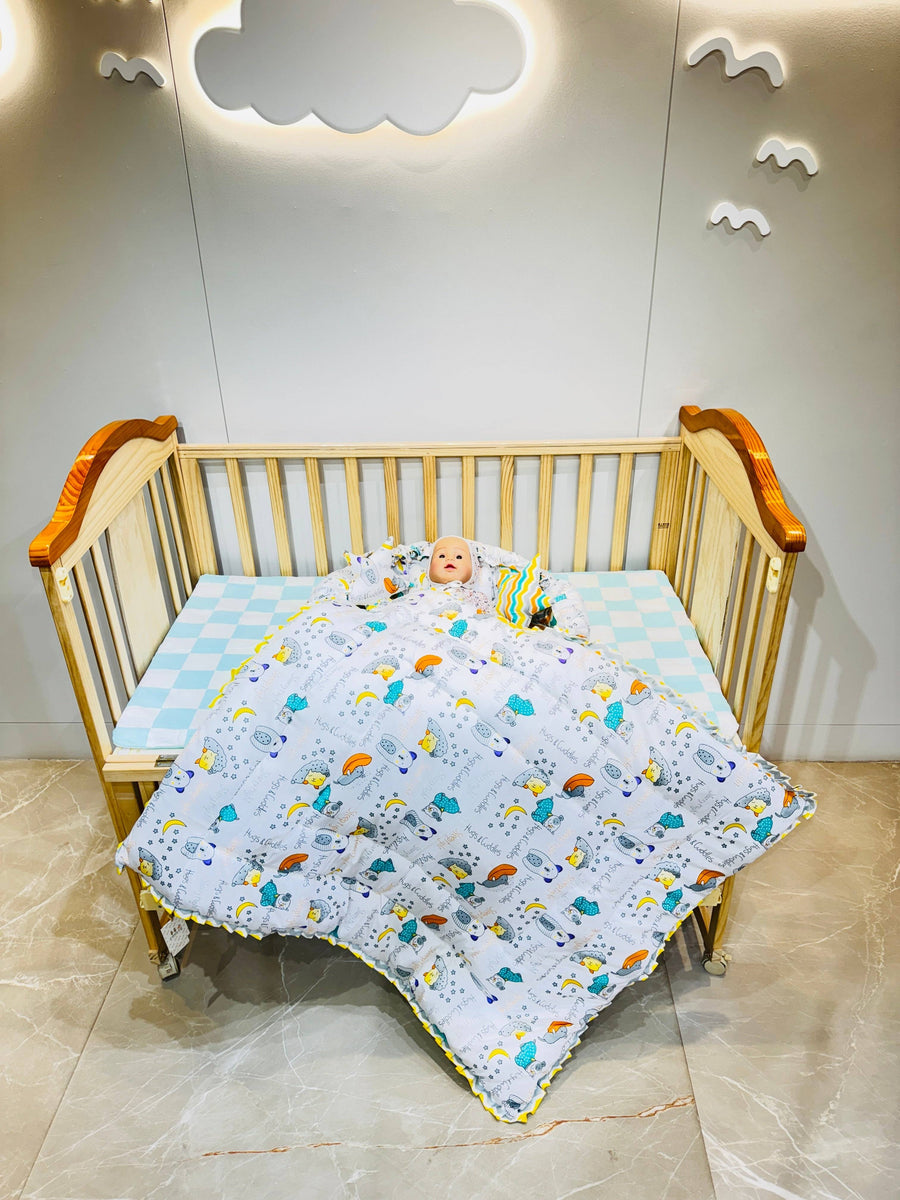 Yellow Infant Baby Bedding Sets Brandream Nursery Bedding Farmhouse Floral Baby  Bedding Yellow White Crib Blanket, image size:900x1200