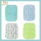 Fareto Nappy Changing Mat/Sleeping mats/Water Proof Bed Protector with Foam Cushioned for New Born Baby 4 Sheets (0-3 Months)