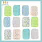 Fareto new born baby waterproof sheets with one side cloth(0-3Months)(Pack of 12)(Size: L-22Inchs, B-17Inchs)(Multicolored)