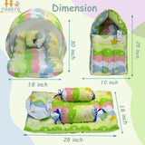 FARETO NEW BORN BABY MONSOON AND SEMI WINTER SEASON HOSPITAL ESSENTIALS 81 IN 1 (0-6 MONTHS)(F574)