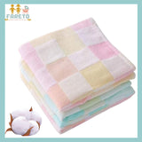 Fareto New Born Baby Muslin Bath Towel Organic Muslin Cotton (Pack of 3)(50x100cm)