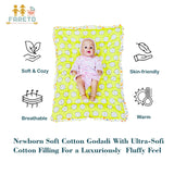 Fareto New Born Baby Hand Carry Bed | Godari | Massage Bed )(72cm*50cm)(0-1 Years)