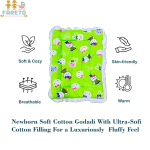 Fareto 7 in 1 New Born Baby Hand Carry Bed Combo Pack (0-12 Months)