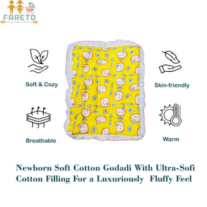 Fareto 7 in 1 New Born Baby Hand Carry Bed Combo Pack (0-12 Months)
