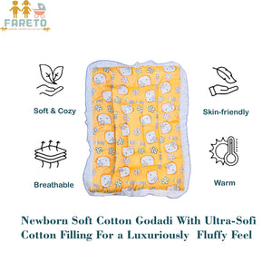 Fareto 7 in 1 New Born Baby Hand Carry Bed Combo Pack (0-12 Months)