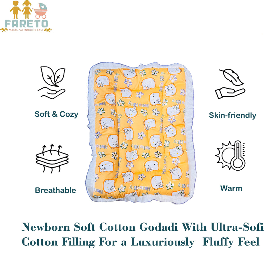 Fareto 7 in 1 New Born Baby Hand Carry Bed Combo Pack (0-12 Months)