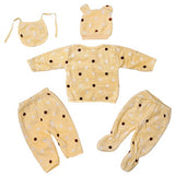 Fareto New Born Baby Winter Season Clothing Set Pack Of 15(0-3 Months)(Colors May Vary)