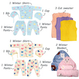 Fareto Premium New Born Baby Hospital Winter Essentials Pack Of 101 (0-6 months)(F190)