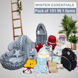 Fareto Premium New Born Baby Hospital Winter Essentials Pack Of 101 (0-6 months)(F190)