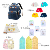 Fareto New Born Baby Premium Quality 101 Summer & Moderate Combo Baby Essentials All in 1(0-6 Months)