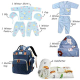 Fareto New Born 104 in 1 High Quality Premium Baby Monsoon Season Hospital Essentials Set | Soft, Warm & Comfortable Gift Kit for Newborn Babies (0-6 Months)