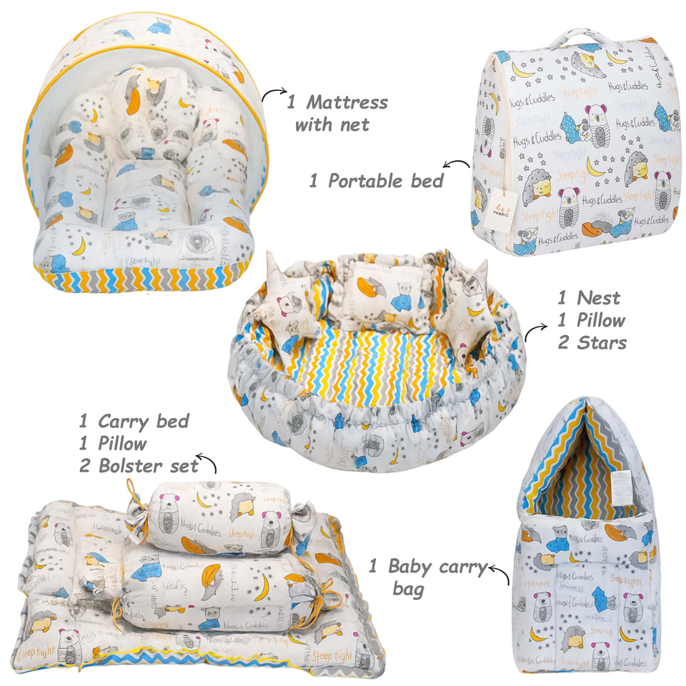 FARETO NEW BORN BABY MONSOON SEASON HOSPITAL ESSENTIALS 114 IN 1 (0-6 MONTHS)