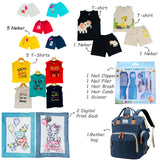 Fareto Baby Premium Quality Muslin & Hosiery Cotton Summer Essentials 120 in 1 (0–6 months)(F746)
