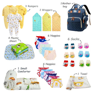 Fareto Baby Premium Quality Summer Essentials 121 in 1 (0-6 Months)