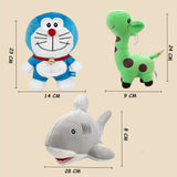 Fareto Premium Soft Toy Set of 1 – Adorable Giraffe, Doraemon, & Shark Plush toy – Perfect Baby & Kids Gift