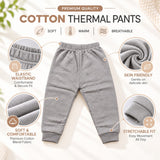 Fareto Baby Premium Winter Thermal Set | Front Open Full Sleeve Shirt & Pant | Soft, Warm & Comfortable | Pack of 2(F811)