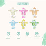 FARETO NEW BORN BABY MONSOON SEASON HOSPITAL ESSENTIALS 66 IN 1  NEW COMBO (0-6 MONTHS)(GREY MOON )