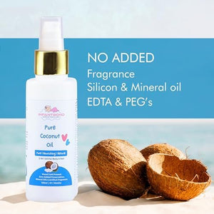 Fareto Baby Coconut Oil | Body Wash & Cream | No Harmful Chemicals|Age- 0-2 Years