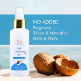 Fareto Baby Coconut Oil | Pure Almond Oil For Baby Skin & Hair | No Harmful Chemicals|Age- 0-2 Years