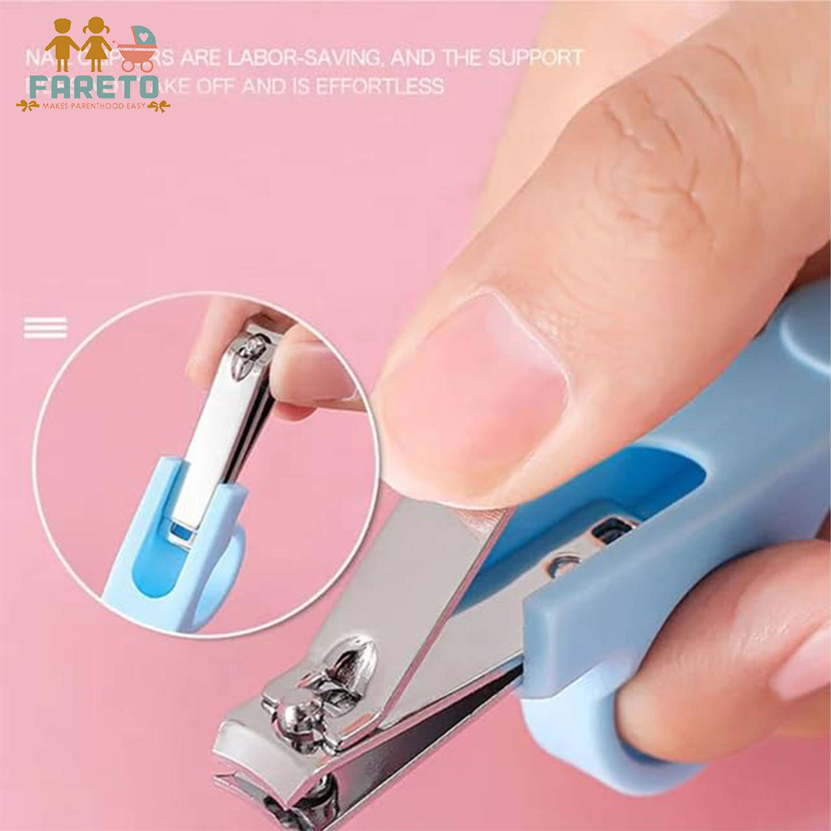 Fareto new born Accessories Set Baby Nail Clipper, Scissors, Hair Comb ...