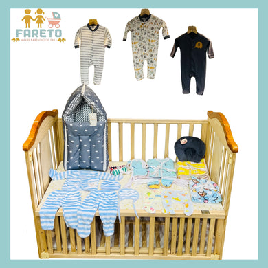 Fareto New Born Baby Premium Quality Gift Set Combo (Pack Of 43)(0-6months)