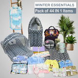 Fareto New Born 44 in 1 High Quality Premium Baby Winter Wear Set – Soft, Warm & Perfect Gift for Newborns(0-6 Months)(F679)