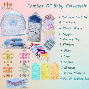 Infantbond 45 in 1 New Born Baby Complete Daily Essentials | Gift Pack | Combo Set | (0-3 Months)