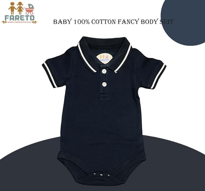 Fareto Cotton T-Shirt With Shorts Clothing Set for Baby | Party Wear & Casual Dress for Baby Boys & Baby Girls