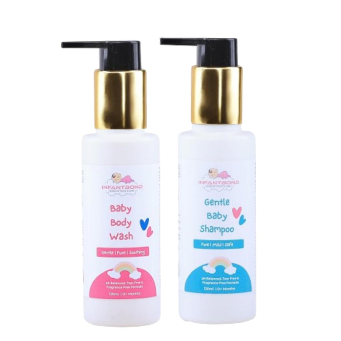 Fareto Baby Body Wash | Gentle Baby Shampoo | No Harmful Chemicals|Age- 0-2 Years