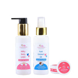 Fareto Baby Coconut Oil | Body Wash & Cream | No Harmful Chemicals|Age- 0-2 Years