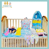 FARETO NEW BORN BABY PREMIUM SUMMER ESSENTIALS 54 IN 1 HOSPITAL COMBO (0-6 MONTHS)