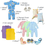 Fareto New Born Baby Purely winter Essentials Pack of 55 (0-6 months)(F668)