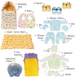Fareto New Born Baby Purely winter Essentials Pack of 55 (0-6 months)(F178)