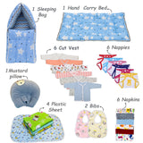 Fareto New Born Baby Purely winter Essentials Pack of 55 (0-6 months)(F668)