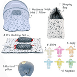 Fareto New Born Baby Summer Hospital Essentials 62 in 1 (0-6M)(F726)