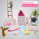 Fareto New Born Baby All Season Use Most Useful Essentials 60 in 1 (0-6 Months)(F325)