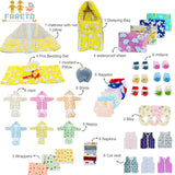 Fareto New Born Baby Summer Essentials 60 in 1 (0-6 Months)(F352)