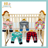 Fareto Baby And Kids Daily Wear 100% Cotton  pants (Pack of 6) (Colours and designs may vary)