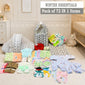 Fareto Premium Quality Baby Winter Essentials Pack of 72 New Combo (0-6 Months)(F179)