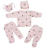 Fareto New Born Baby Winter Season Clothing Set Pack Of 15(0-3 Months)(Colors May Vary)