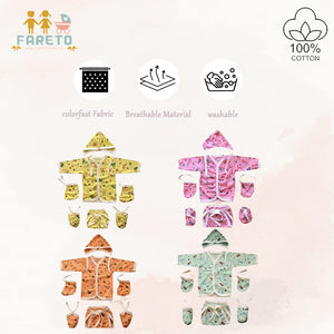 Fareto 45 in 1 New Born Baby Complete Daily Essentials | Gift Pack | Combo Set | (0-3 Months)