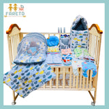 Fareto New Born Baby Summer Hospital Essentials 62 in 1 (0-6M)(F534)
