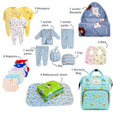 FARETO NEW BORN BABY WINTER ESSENTIALS 64 IN 1 NEW COMBO (0-6 MONTHS)(F483)