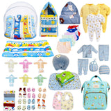 FARETO NEW BORN BABY WINTER ESSENTIALS 64 IN 1 NEW COMBO (0-6 MONTHS)(F484)